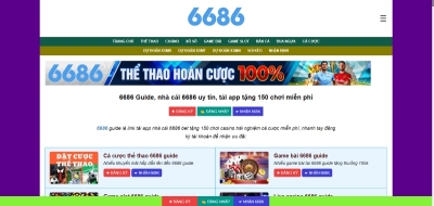 Nhà cái 6686 Guide - Trải nghiệm hàng trăm trò chơi cá cược cực hot